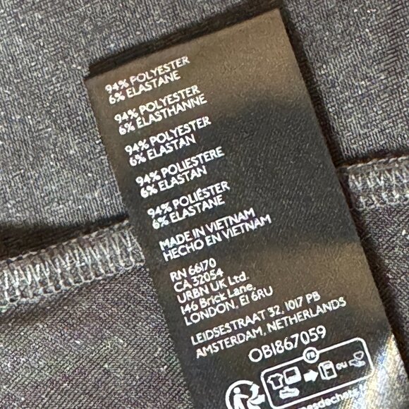 NWT URBAN OUTFITTERS SILENCE + NOISE LUNA VELVET MIDI DRESS BLACK GLAM MOODY - Picture 9 of 10